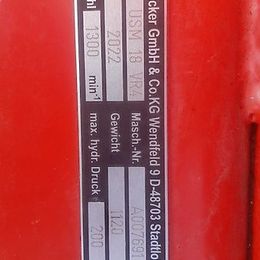 Mulcher: Dücker Heckseitenmulcher USM 18 VR 4 gebraucht Dücker Heckseitenmulcher USM 18 VR 4